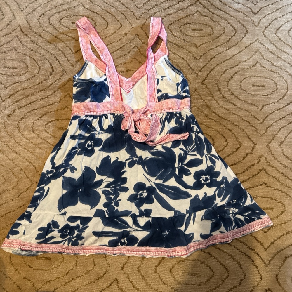 Vintage hollister floral baby doll ruffle tank top large y2k - Picture 2 of 4